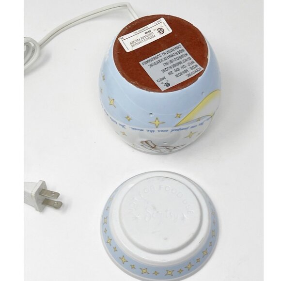 Scentsy Retired Over The Moon Mid Size Wax Warmer Nursery Rhyme Baby’s Room - Picture 5 of 5